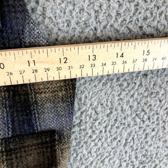 VIntage MONKEY WEAR Neiman Marcus Wool Vest Size 4 Plaid Made in U.S.A - Picture 6 of 6